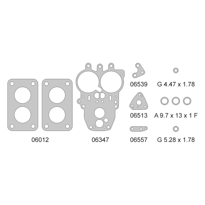 Jgo.Jtas.Carburador FORD MAX ECONO