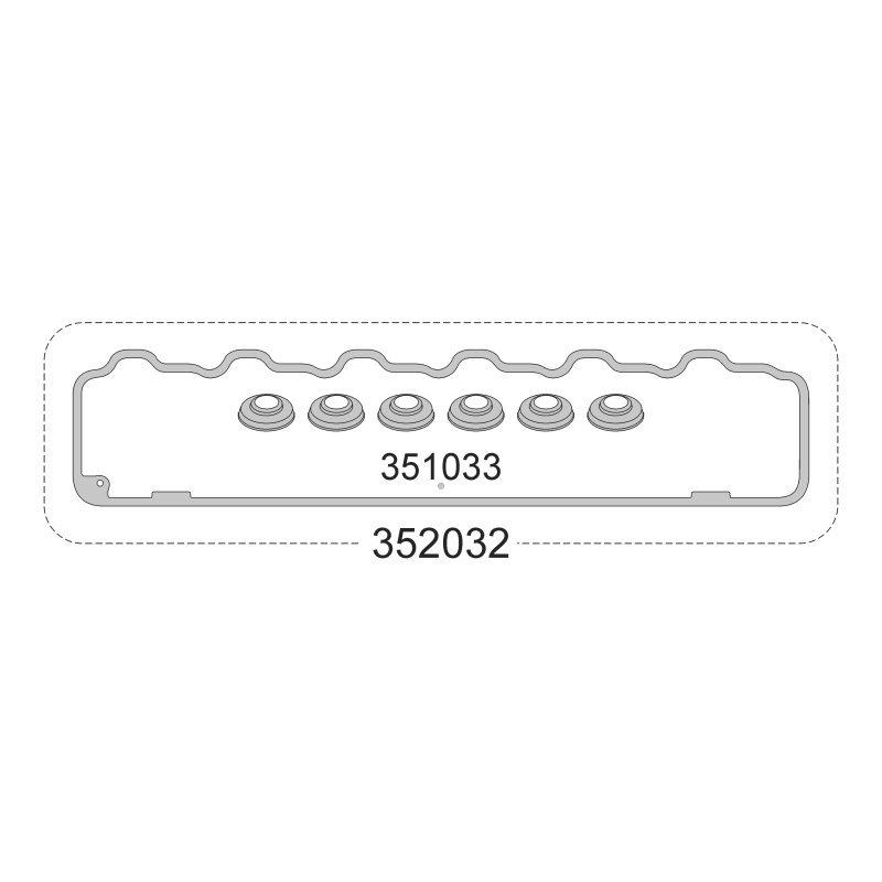 Conjunto Jta.Tapa Valvulas MERCEDES BENZ OM 906