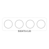 Jgo.Supl.Camisas RASTROJERO/VM/BOR