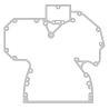 Junta distribucion John Deere 6505-6605-6615-7500  5395cc.