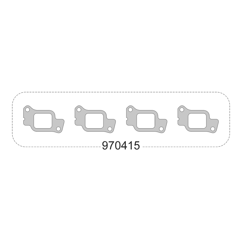 Jgo. Junta multiple de escape Mitsubishi