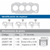 Jta. tapa cilindros Fiat Marea/Stilo/Strada 1 9Lts Diesel 2001/. motor 186.A6000