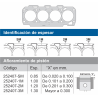 Jta. tapa cilindros Fiat Marea/Stilo/Strada 1 9Lts Diesel 2001/. motor 186.A6000
